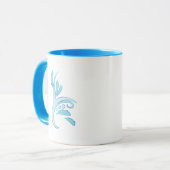 Mug Perroquet bleu Quaker (Devant gauche)