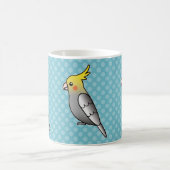 Mug Perroquet Cacatoès Gris Dessin Animé (Centre)