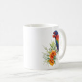 Mug Perroquet coloré (Devant droit)