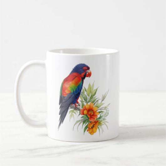 Mug Perroquet coloré (Gauche)
