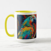 Mug Perroquet coloré Abstrait (Gauche)