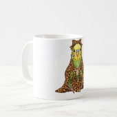 Mug Perroquet Confortable dans une Couverture à Imprim (Devant gauche)