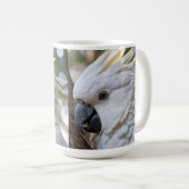 Mug Perroquet de Cockatoo australien blanc, (Devant droit)