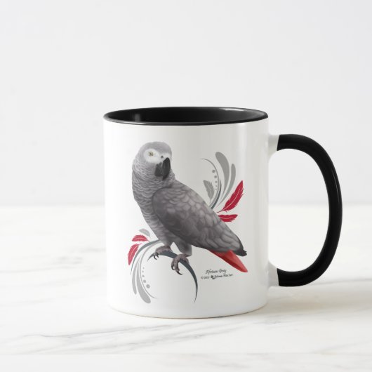 Mug Perroquet de gris africain (Droite)