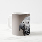 Mug Perroquet de gris de gris africain du Congo de (Devant gauche)