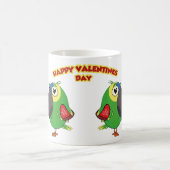 MUG PERROQUET DE LA SAINT-VALENTIN HEUREUX (Centre)