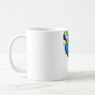 Mug Perroquet de Macaw Plaisir � art animal mignon