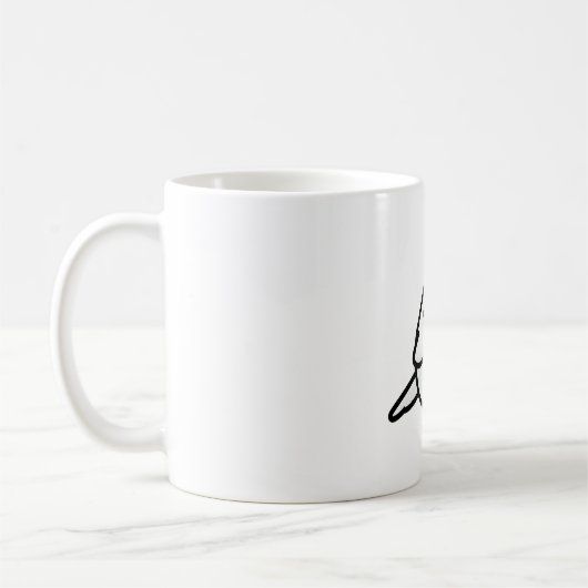 Mug Perroquet de Quaker Blanc Chubby (Gauche)