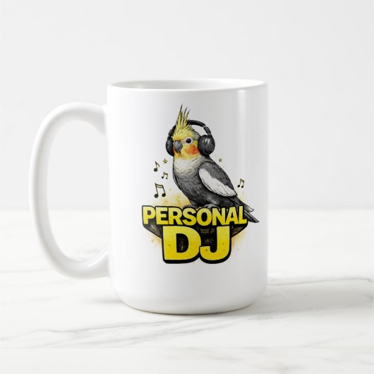 Mug Perroquet DJ Personnel (Gauche)