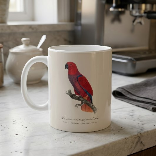 Mug Perroquet éclectus de Vosmaer, Eclectus Roratus Vo