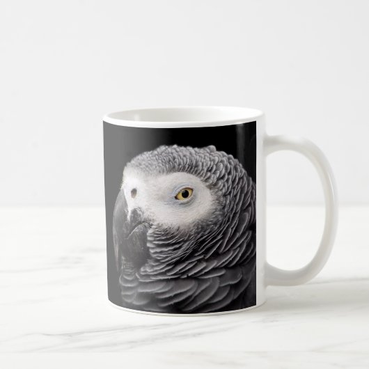 Mug Perroquet Gris Africain (Droite)