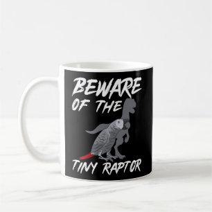 Mug Perroquet Gris Africain Méfiez-Vous Du Petit Rapto