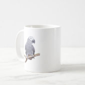 Mug Perroquet gris d'Afrique (Devant gauche)