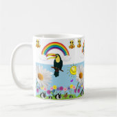 Mug Perroquet lapins arc-en-ciel Musique (Gauche)