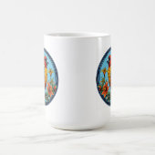 Mug Perroquet mandrinier oiseau coloré (Centre)