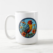 Mug Perroquet mandrinier oiseau coloré (Gauche)