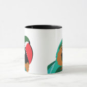 Mug Perroquet Oiseau Coloré (Centre)