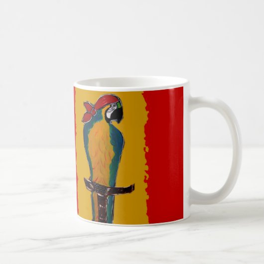 Mug Perroquet Pirate (Droite)