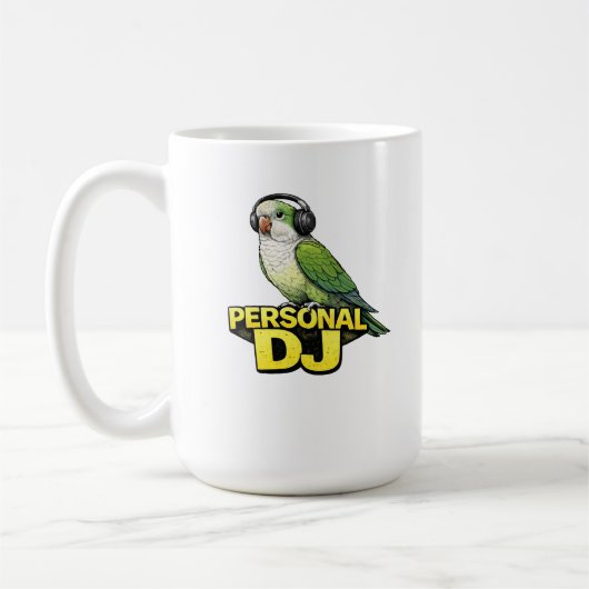 Mug Perroquet Quaker DJ personnel (Gauche)