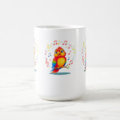 Mug **Perroquet qui chante – Illustration mignonne de (Centre)