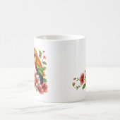 Mug Perroquet Tropical et Fleurs (Centre)
