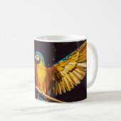 Mug Perroquet Tropical Sur Une Perche (Devant droit)