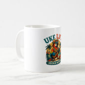 Mug Perroquet Uke Life – Île Ukulele Oiseau (Devant gauche)