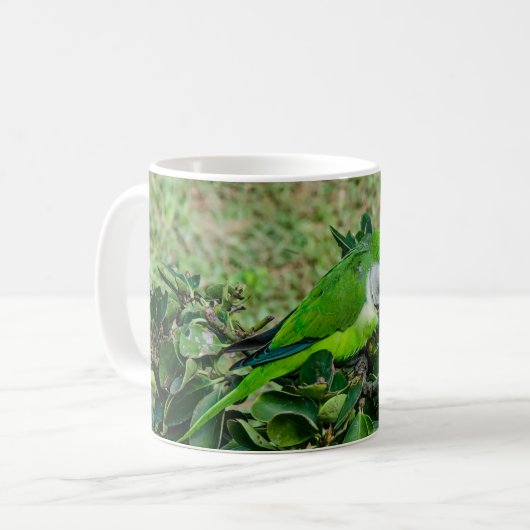 Mug Perroquet vert (Devant gauche)