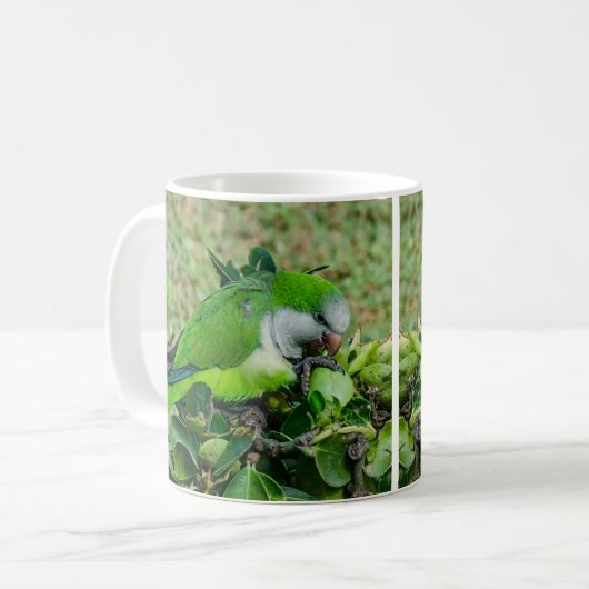 Mug Perroquet vert (Devant gauche)