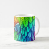 Mug perroquet vibrant et coloré (Devant droit)