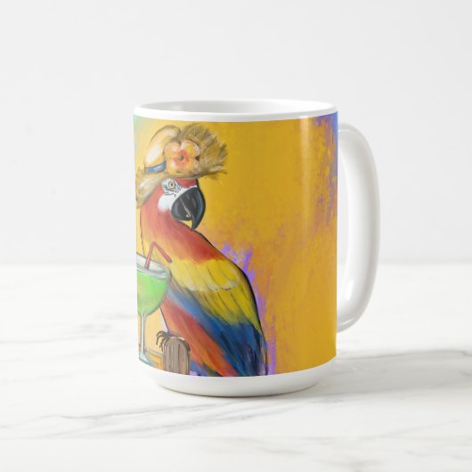 Mug Perroquets (Devant droit)