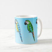 Mug Perroquets Aras de Dessin Animé Mignons (Devant droit)