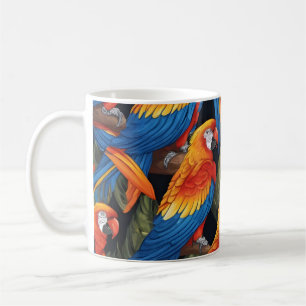 Mug Perroquets Colorés