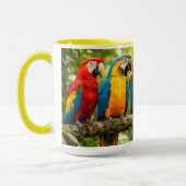 Mug Perroquets Colorés dans la Nature (Gauche)
