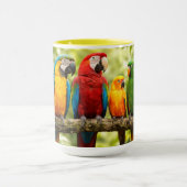 Mug Perroquets Colorés dans la Nature (Centre)