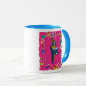 MUG PERROQUETS D'ANNIVERSAIRE (Devant droit)