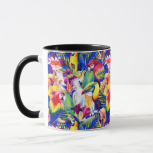 Mug Perroquets d'aquarelle