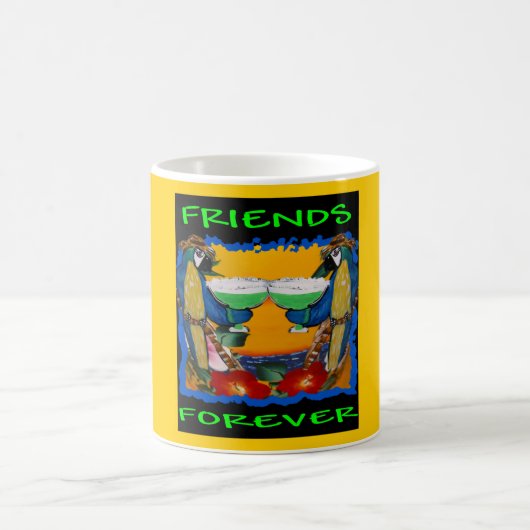Mug Perroquets de Fête (Centre)