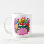 MUG PERROQUETS DE FÊTE (Gauche)