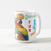 Mug Perroquets de Fête (Devant droit)