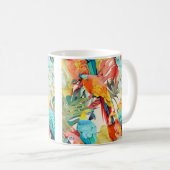 Mug Perroquets de papier de recouvrement (Devant droit)