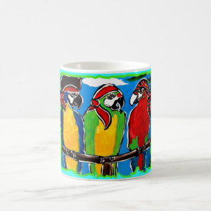 MUG PERROQUETS DE PIRATES