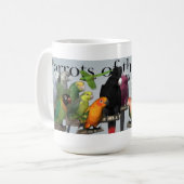 Mug Perroquets du monde (Devant gauche)