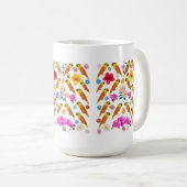 Mug Perroquets et fleurs (Devant droit)