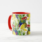 Mug Perroquets Et Fruits Tropicaux (Devant gauche)