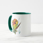 Mug Perroquets inséparables (Devant gauche)