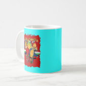 Mug Perroquets ivres (Devant gauche)