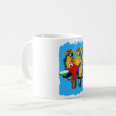 Mug Perroquets ivres (Devant gauche)