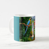 Mug Perroquets tropicaux d'ara (Devant gauche)