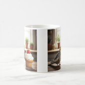 Mug Perruche calopsitte avec un Cupcake aux fraises Am (Centre)
